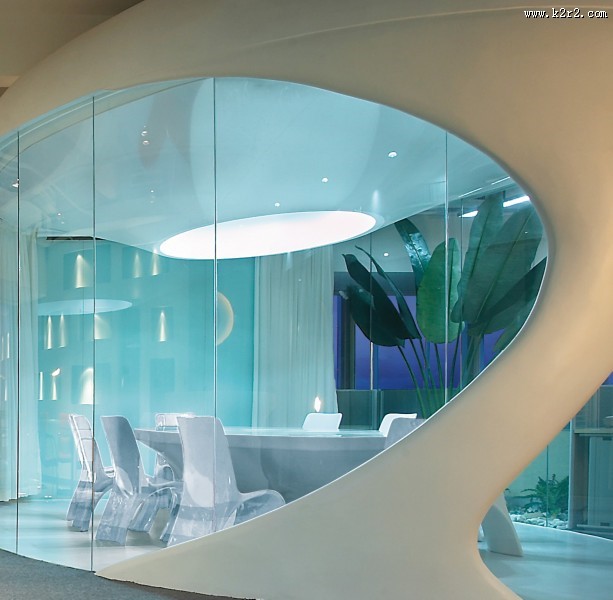 地标建筑群中的雕塑-林志宁室内设计作品图片