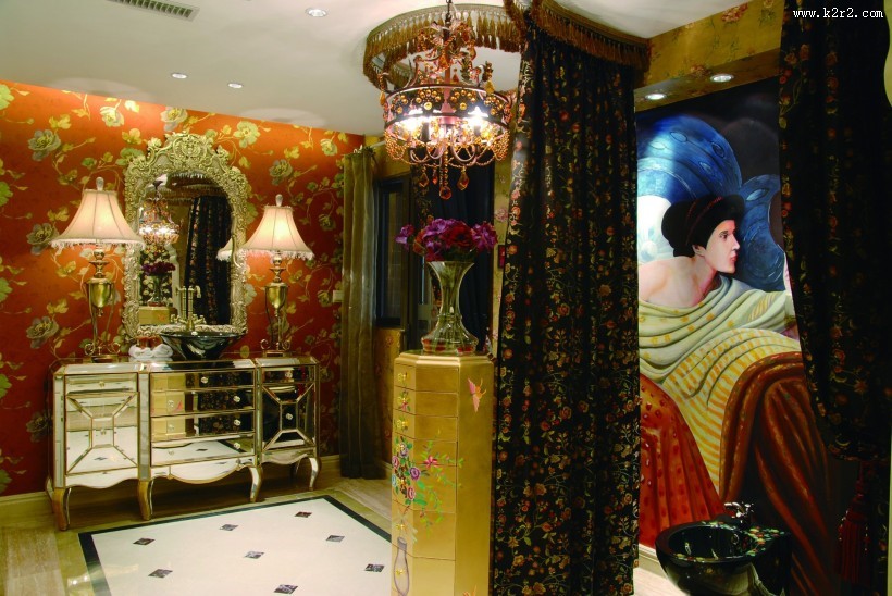 重庆海力设计-宫廷新贵风格装修图片