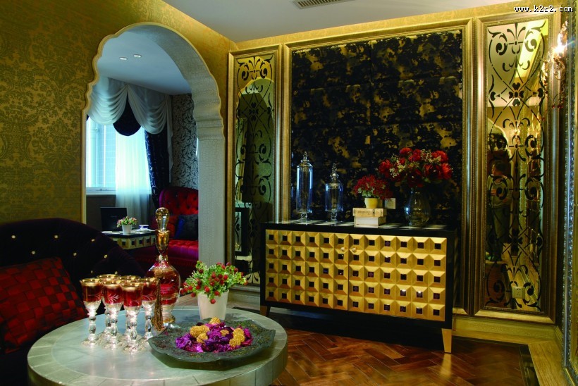重庆海力设计-宫廷新贵风格装修图片