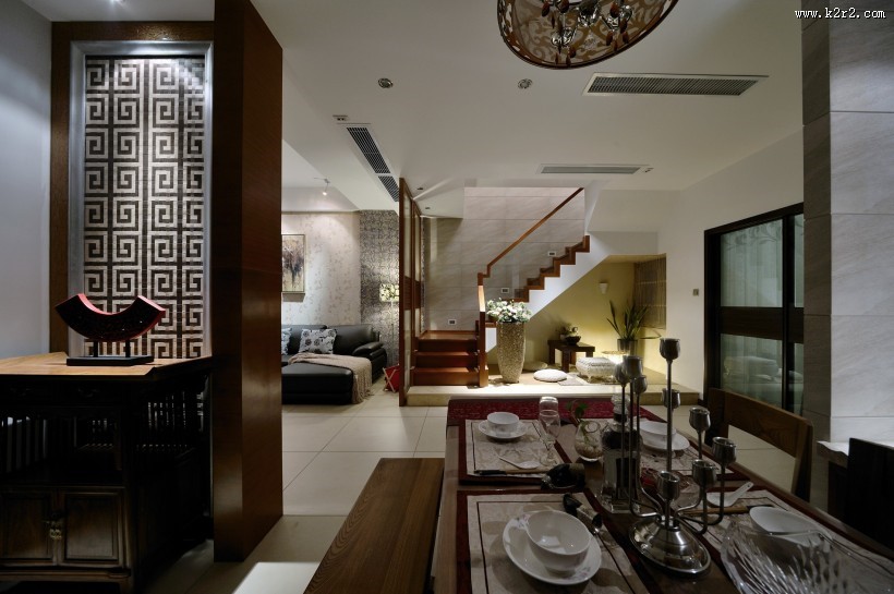 荷塘月舍样板间设计-叶强作品图片