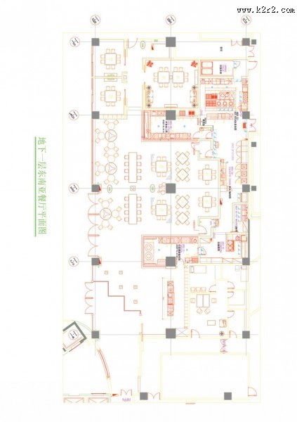 芫香东南亚餐厅装修设计图片大全