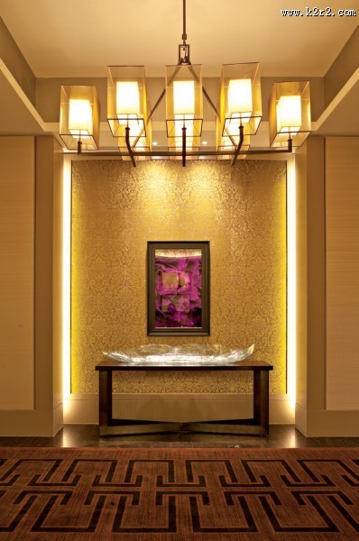 龙轩新中式餐厅风格设计图片大全