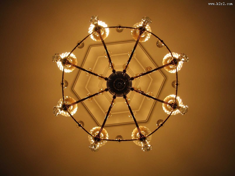 客厅水晶灯具图片