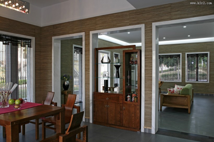 南航碧花园D2型079别墅样板楼-陈维室内设计作品图片大全
