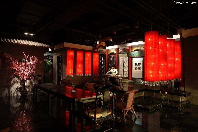 大石代作品-春秋茶楼图片