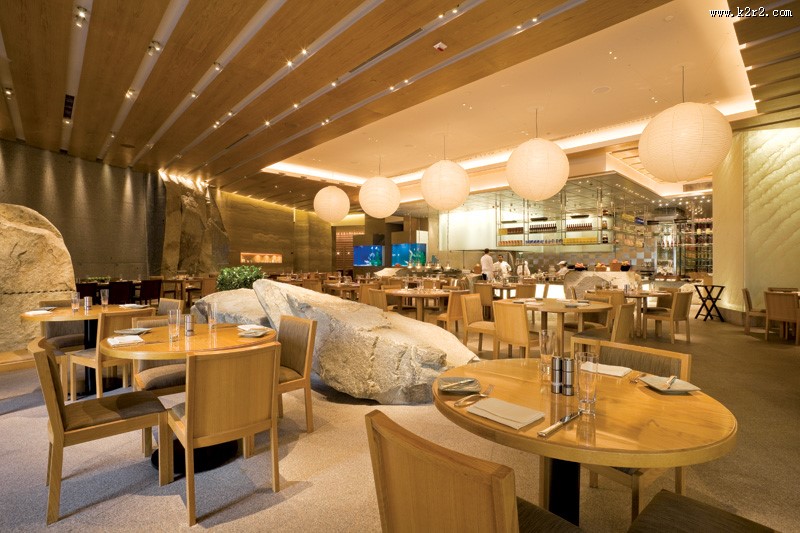 盛世餐厅-简约自然餐厅设计图片