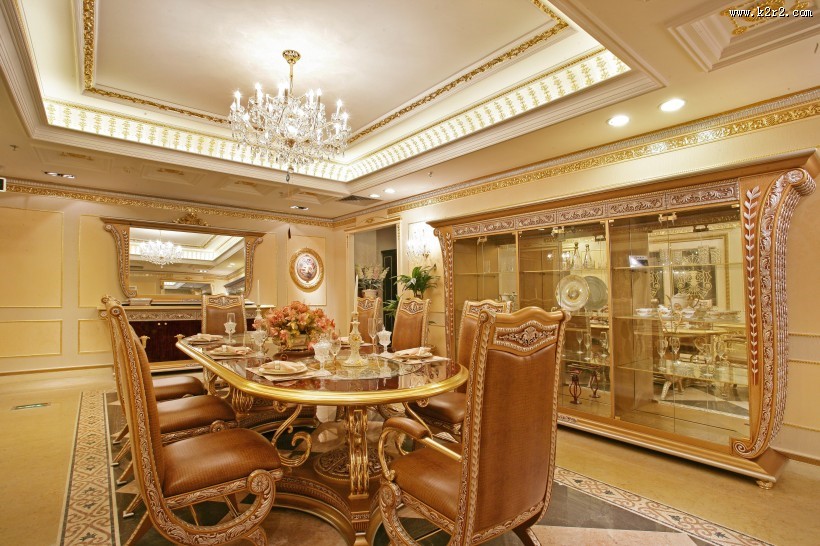 梵豪森五宅样品房-罗马印象室内设计图片