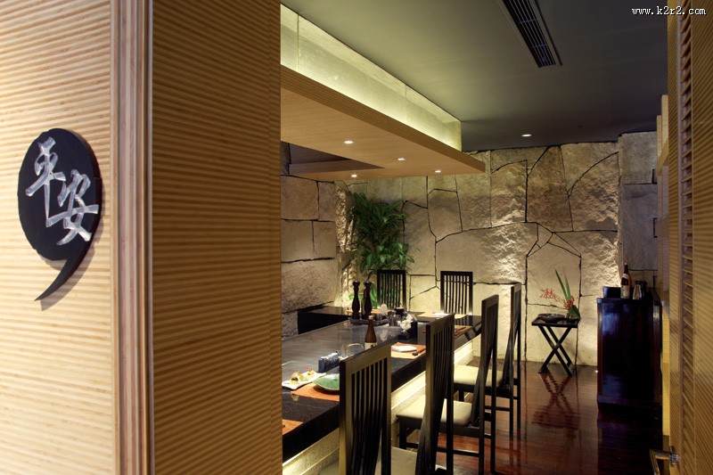 蓝日本餐厅装潢设计图片