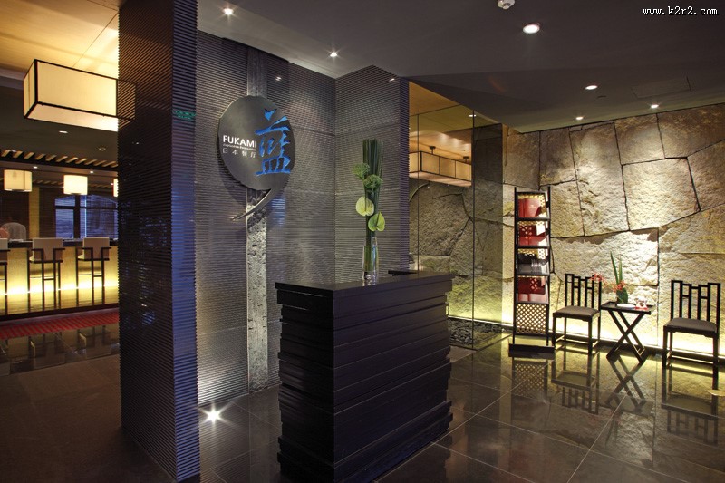 蓝日本餐厅装潢设计图片