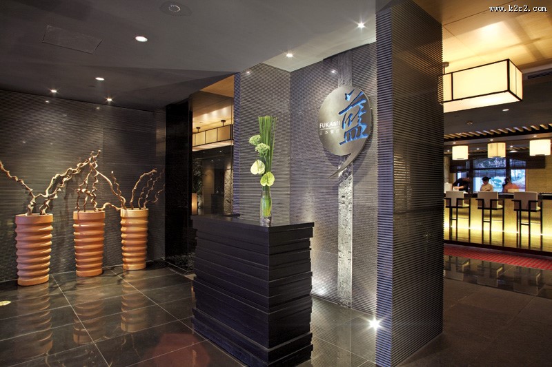 蓝日本餐厅装潢设计图片