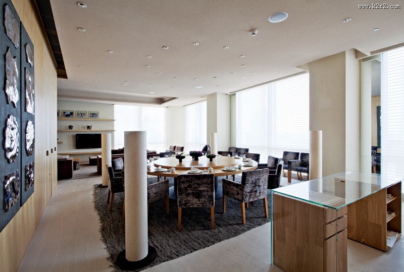 空中花园-日式风格餐厅装潢设计图片