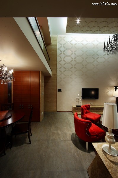 张开旺-严谨低调奢华样板间设计图片