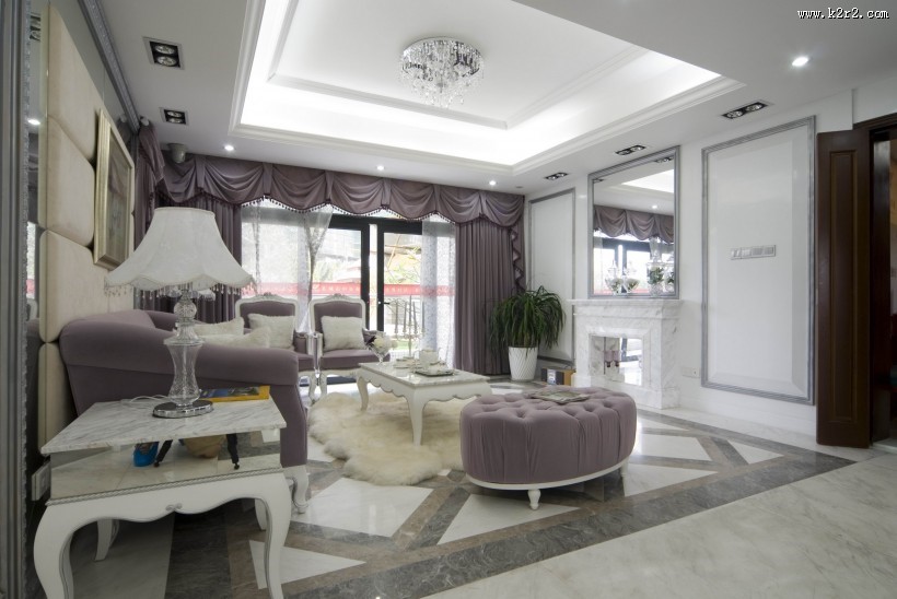 白色欧式风格室内装修图片