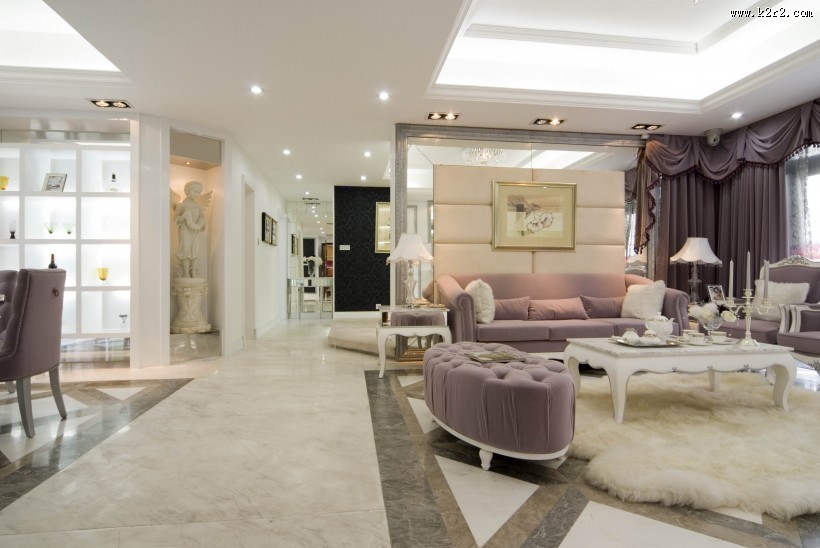 白色欧式风格室内装修图片