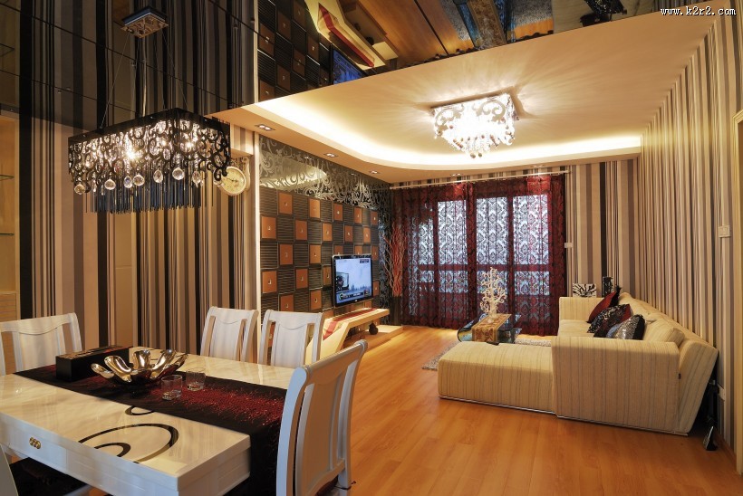 武汉清扬六和样板房室内设计图片