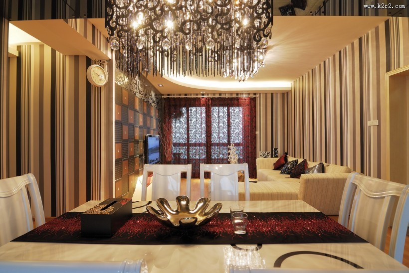 武汉清扬六和样板房室内设计图片