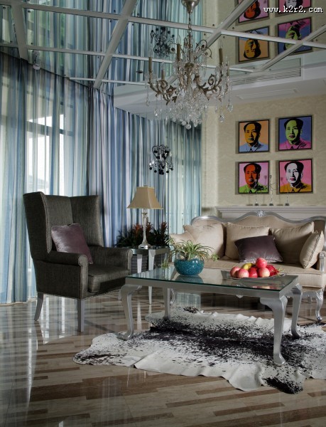 武汉宜家汤臣别墅室内设计案例图片