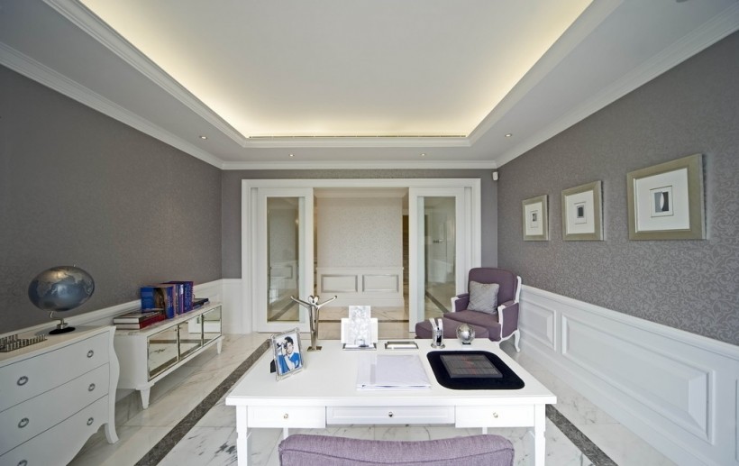 白色欧式风格室内设计图片