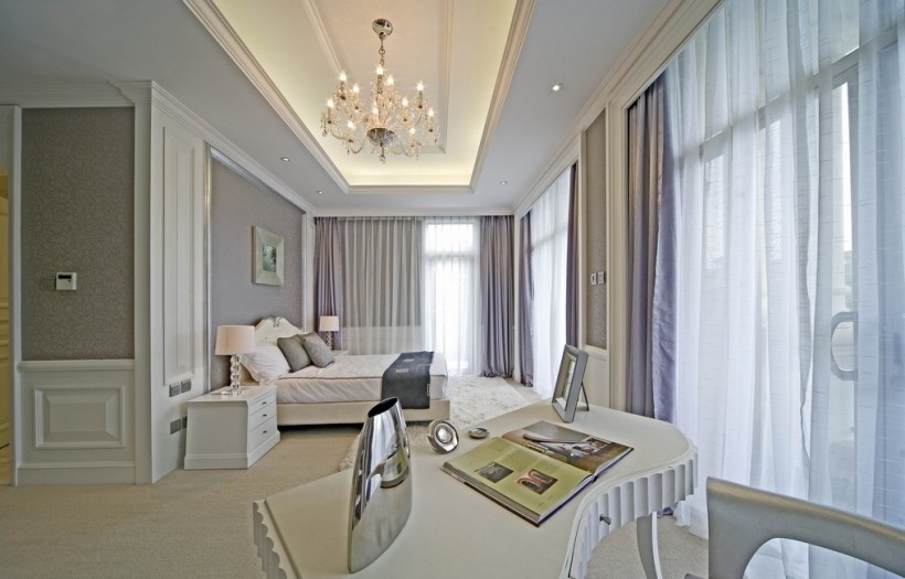 白色欧式风格室内设计图片