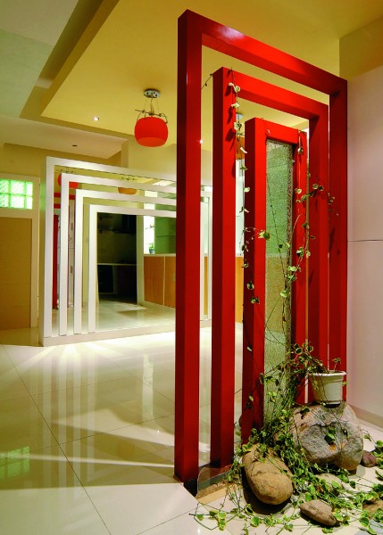 没有家具的红房子室内设计图片大全