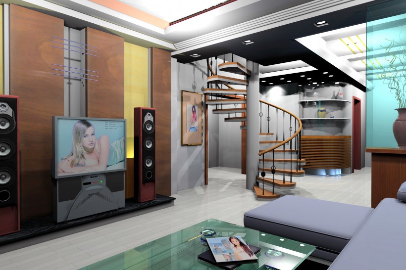 时尚室内装修效果设计图片