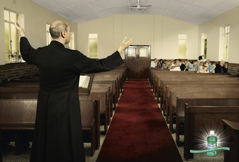 漱口水广告创意图片