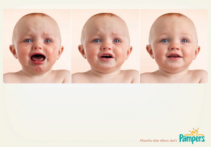 帮宝适经典海报创意图片