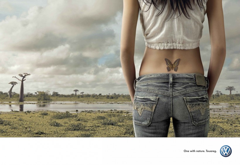 大众车广告创意海报图片