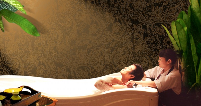 养生SPA海报图片