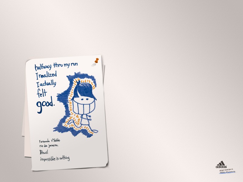 adidas广告图片