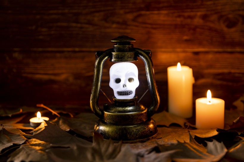 可爱的万圣节南瓜灯图片