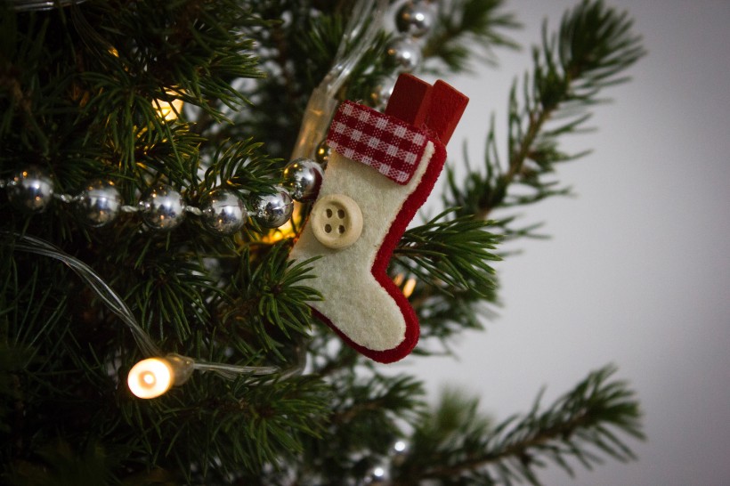 装饰精美的圣诞树图片大全