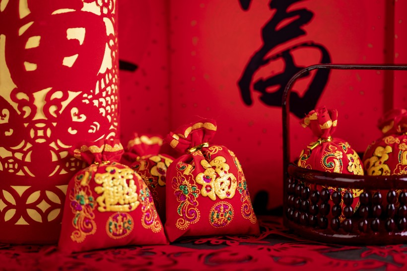 新年热闹的装饰图片