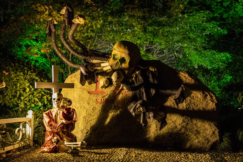 恐怖的万圣节气氛节日图片