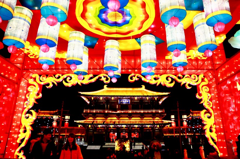 绚烂多彩的灯会图片