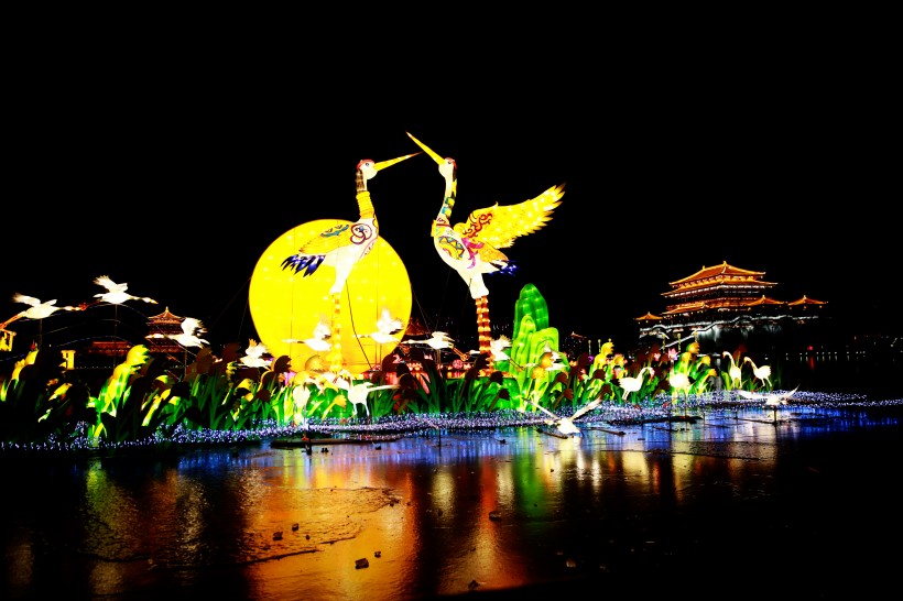 绚烂多彩的灯会图片