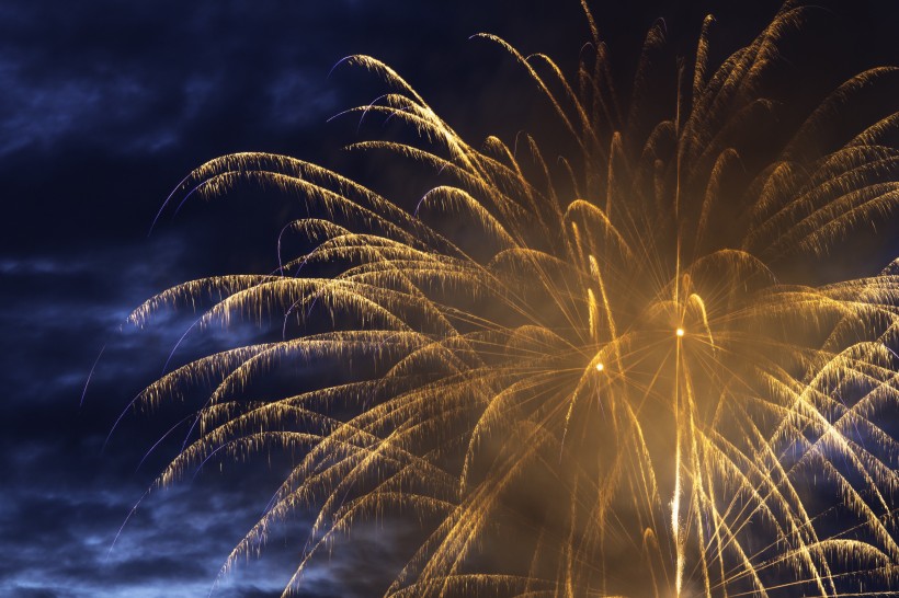 盛大的节日烟花图片大全