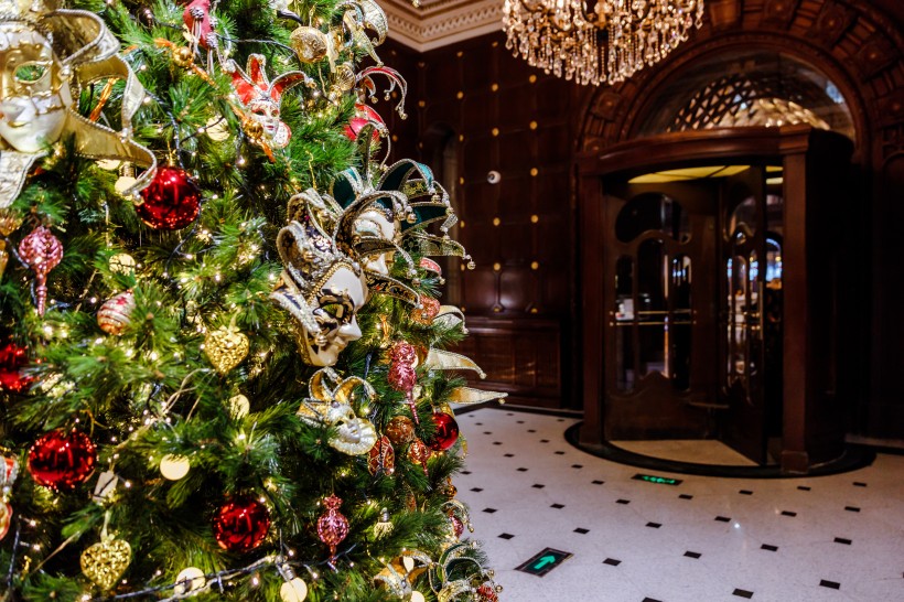 圣诞节可爱圣诞树装束图片