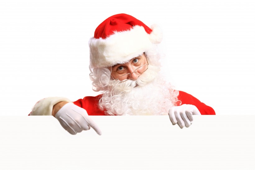 送礼物的圣诞老人图片大全