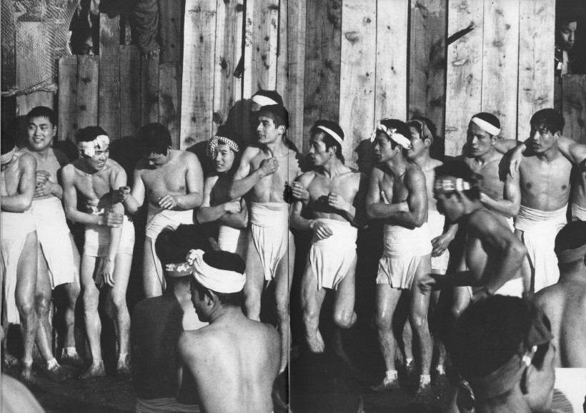 旧时日本裸体节（会阳节）图片