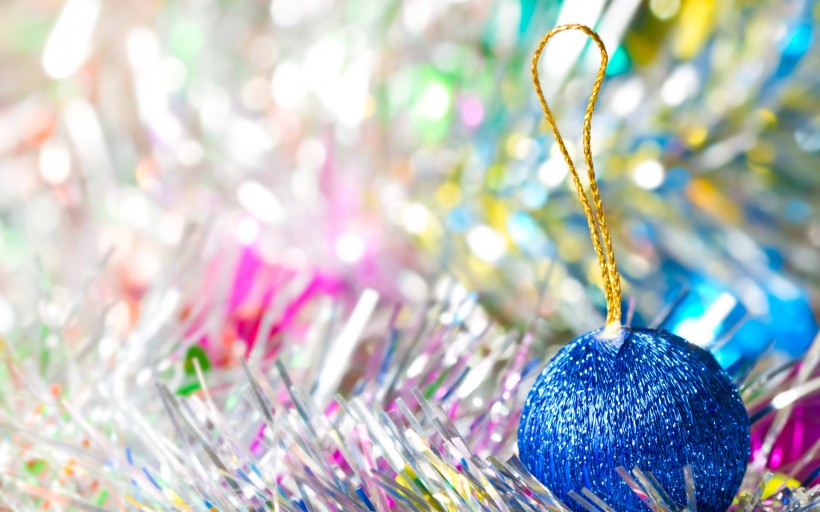 圣诞节装饰彩球图片