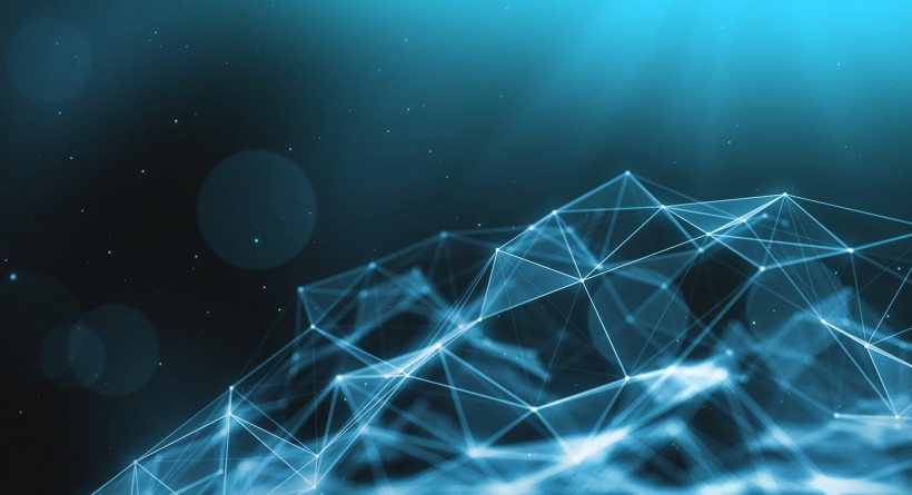 炫丽的科技粒子素材图片大全