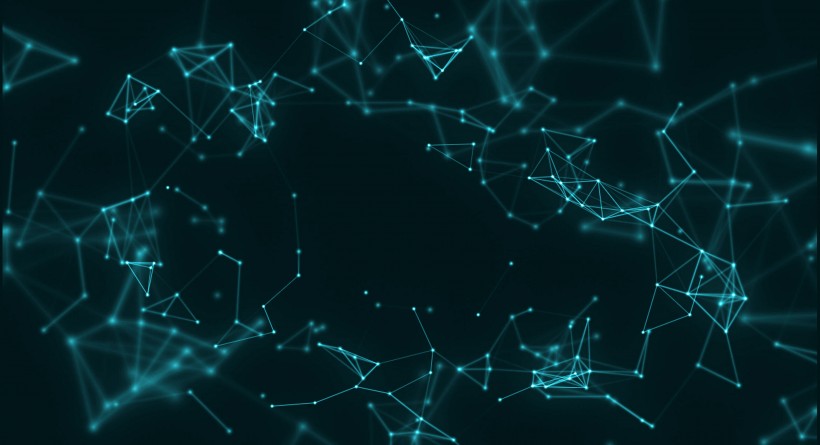 炫丽的科技粒子素材图片大全