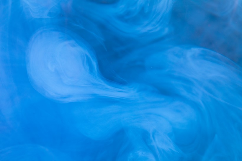 蓝色色彩流动背景图片