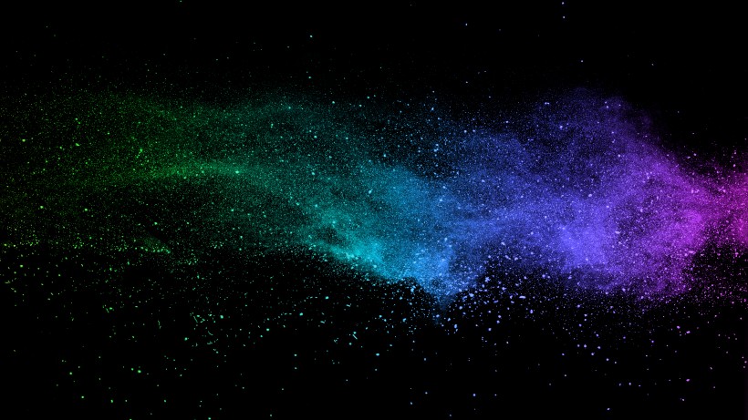 冷色调彩色背景图片