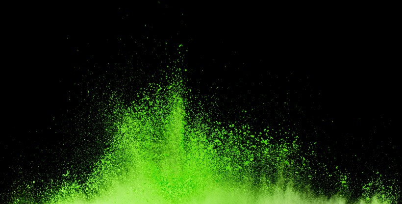 绿色粉末背景图片大全