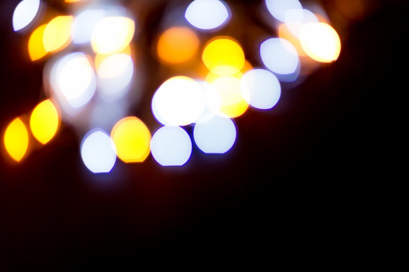 霓虹灯亮点虚化背景图片