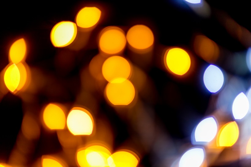 霓虹灯亮点虚化背景图片