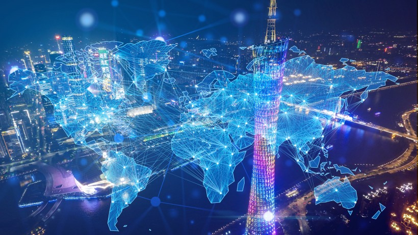 科幻商贸城市素材图片