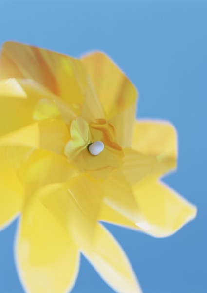 夏日清新背景素材啤酒西瓜风车向日葵图片